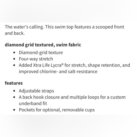 NWT Lululemon Diamond Grid Swim Top *A/B Cup- Magenta Purple/ Size 6 - Picture 7 of 7